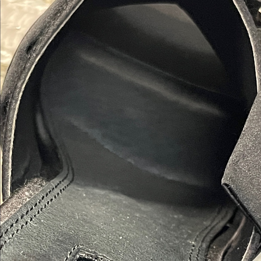 EUC Topshop Black Satin Mules with Jewel Embellishments - Picture 15 of 16
